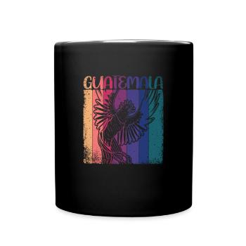 Paradiesvogel Quetazal Antigua Tropisch Guate - Tasse einfarbig - Schwarz - Vorne
