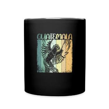 Paradiesvogel Quetazal Antigua Tropisch Guate - Tasse einfarbig - Schwarz - Vorne