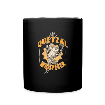 National Vogel Quetzal Guatemala Symbol - Tasse einfarbig - Schwarz - Vorne