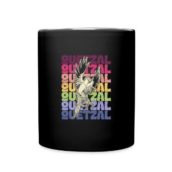 Quetzal Guatemala National Vogel Tropisch Guata - Tasse einfarbig - Schwarz - Vorne