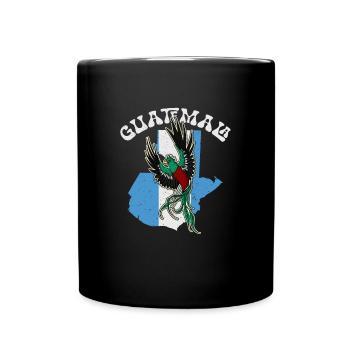 Paradiesvogel National Quetzal Guatemala Guata - Tasse einfarbig - Schwarz - Vorne