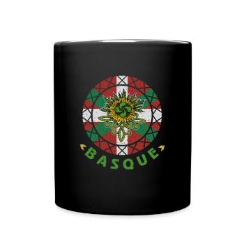 Spanien Euskal Herria Laubrur Basken Reisen - Tasse einfarbig - Schwarz - Vorne