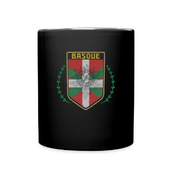 Basken Espana Patriotisch Euskal Herria Land - Tasse einfarbig - Schwarz - Vorne