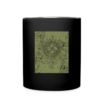 Lauburu Euskal Herria Basken Aquitanier Land - Tasse einfarbig - Schwarz - Vorne
