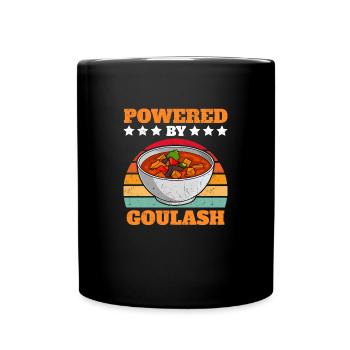 Gulasch Suppe Ungarn Rezept Rindfleisch Koch - Tasse einfarbig - Schwarz - Vorne