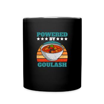 Gulasch Suppe Ungarn Rezept Rindfleisch Koch - Tasse einfarbig - Schwarz - Vorne