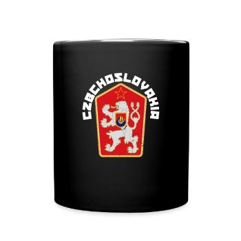 Tschechische Republik Slowakei Geschichte Land - Tasse einfarbig - Schwarz - Vorne