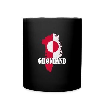 Grönland Kalaallit Nunaat Inuit Religion Kunst - Tasse einfarbig - Schwarz - Vorne