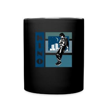 Russische Musik Rockband Kino Zoi UdSSR - Tasse einfarbig - Schwarz - Vorne