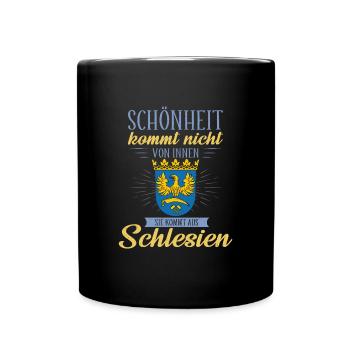 Oberschlesien Deutschland Provinz Region - Tasse einfarbig - Schwarz - Vorne