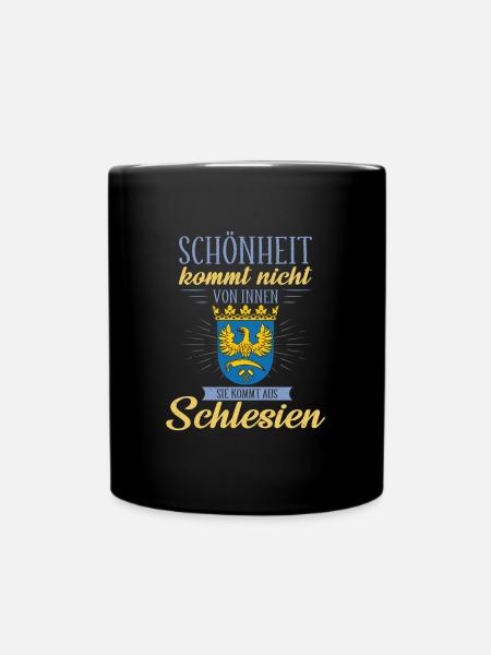 Oberschlesien Deutschland Provinz Region - Tasse einfarbig - Schwarz
