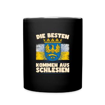Schlesien Breslau Provinz Deutschland Region - Tasse einfarbig - Schwarz - Vorne