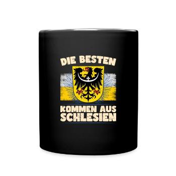 Schlesien Breslau Provinz Deutschland Region - Tasse einfarbig - Schwarz - Vorne