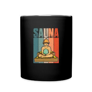Sento Dampf Badehaus Spa Japan Tradition - Tasse einfarbig - Schwarz - Vorne