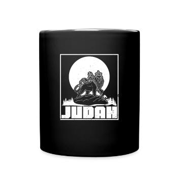 Christentum Pan African Löwe von Juda Afrika Kultu - Tasse einfarbig - Schwarz - Vorne