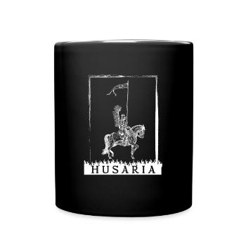 Polnische Kavallerie Husaria Polska Husaren Polen - Tasse einfarbig - Schwarz - Vorne