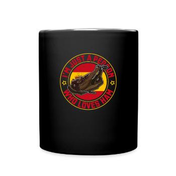 Jamon Andalusien Tradition Spanien Küche Spanisch - Tasse einfarbig - Schwarz - Vorne
