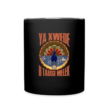 Ezidchan Jeziden Kurde Flagge Region Ethnisch - Tasse einfarbig - Schwarz - Vorne
