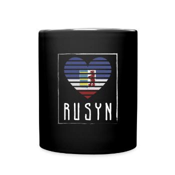 Rusyn Kiewer Rus Slawen Herkunft Karpaten - Tasse einfarbig - Schwarz - Vorne