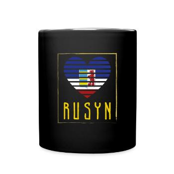 Rusyn Kiewer Rus Slawen Herkunft Karpaten - Tasse einfarbig - Schwarz - Vorne