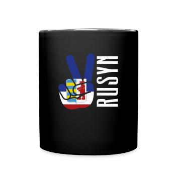 Rusyn Volk Rusnak Ruthenen Diaspora Slawen - Tasse einfarbig - Schwarz - Vorne