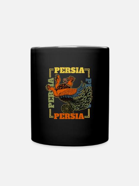 Iranische Kultur Persien Simurgh Faravahar Religio - Tasse einfarbig - Schwarz