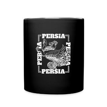 Iranische Kultur Persien Simurgh Faravahar Religio - Tasse einfarbig - Schwarz - Vorne