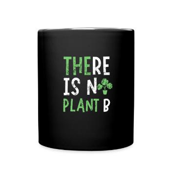 Il n’y a pas de plante B - Mug uni - noir - Devant