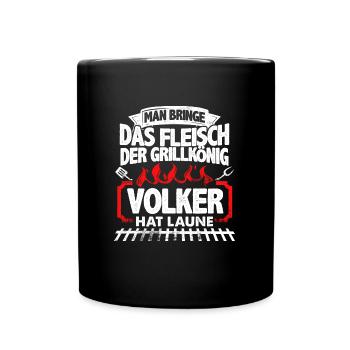 VOLKER - Grill - Tasse einfarbig - Schwarz - Vorne