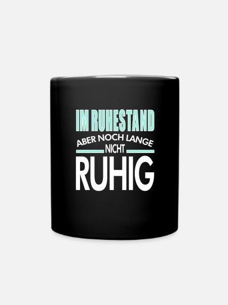 Retirement retirement retiree retirement gift - Full Colour Mug - black