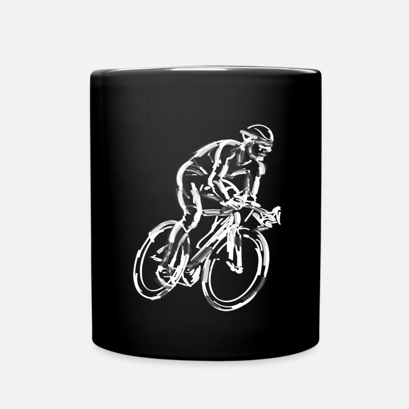 Radsport - Tasse einfarbig - Schwarz