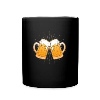 Poussez avec moi et nous sommes à VOUS - Mug uni - noir - Devant