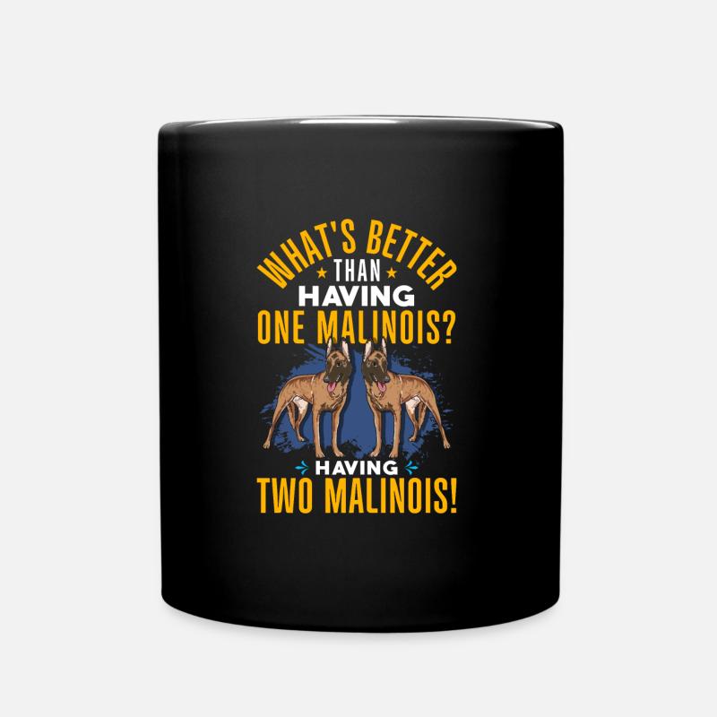 Berger belge Malinois - Mug uni - noir