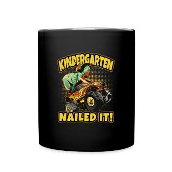 Graduation Kindergarten Class of 2022 Nailed It - Full Colour Mug - black - Front