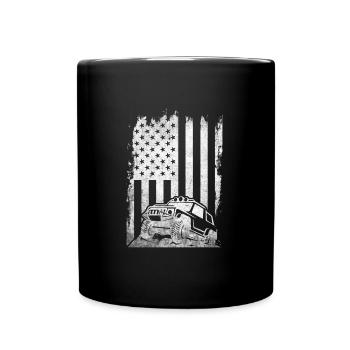 Off Roading QUAD ATV Apparel Off Road QUAD ATV - Tasse einfarbig - Schwarz - Vorne