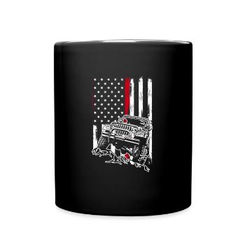 Off Roading QUAD ATV Apparel Off Road QUAD ATV - Tasse einfarbig - Schwarz - Vorne