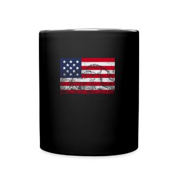 Off Roading QUAD ATV Apparel Off Road QUAD ATV - Tasse einfarbig - Schwarz - Vorne