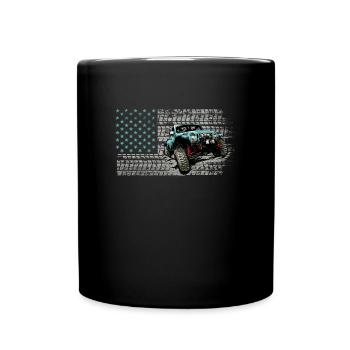 Off Roading QUAD ATV Apparel Off Road QUAD ATV - Tasse einfarbig - Schwarz - Vorne
