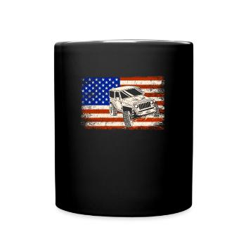 Off Roading QUAD ATV Apparel Off Road QUAD ATV - Tasse einfarbig - Schwarz - Vorne
