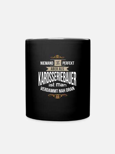 Karosseriebauer Fahrzeugbaumechaniker Geschenk - Tasse einfarbig - Schwarz
