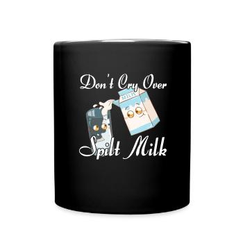 Milkman Buveur de lait - Mug uni - noir - Devant
