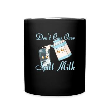 Milkman Buveur de lait - Mug uni - noir - Devant