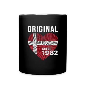 Anniversary 1982 Original Since 1982 Denmark - Full Colour Mug - black - Front