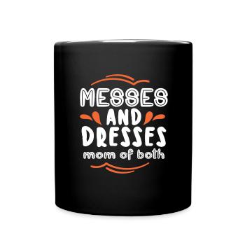 Mom Mother's Day Gift Idea Pregnant - Full Colour Mug - black - Front
