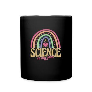 Science Science est mon professeur de confiture - Mug uni - noir - Devant