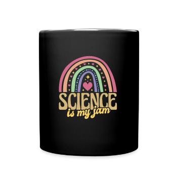 Science Science est mon professeur de confiture - Mug uni - noir - Devant