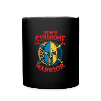 Down Syndrome Warrior Bewusstsein - Tasse einfarbig - Schwarz - Vorne