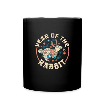 Happy Chinese New Year 2023 Year Of The Rabbit - Full Colour Mug - black - Front