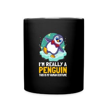 Pingouins Je suis vraiment un pingouin Mignon Pingouin - Mug uni - noir - Devant