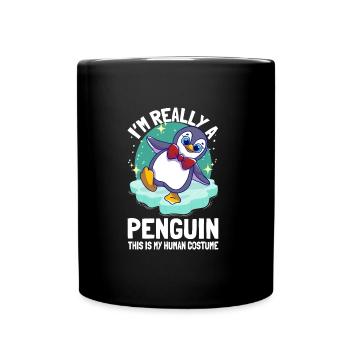 Pingouins Je suis vraiment un pingouin Mignon Pingouin - Mug uni - noir - Devant